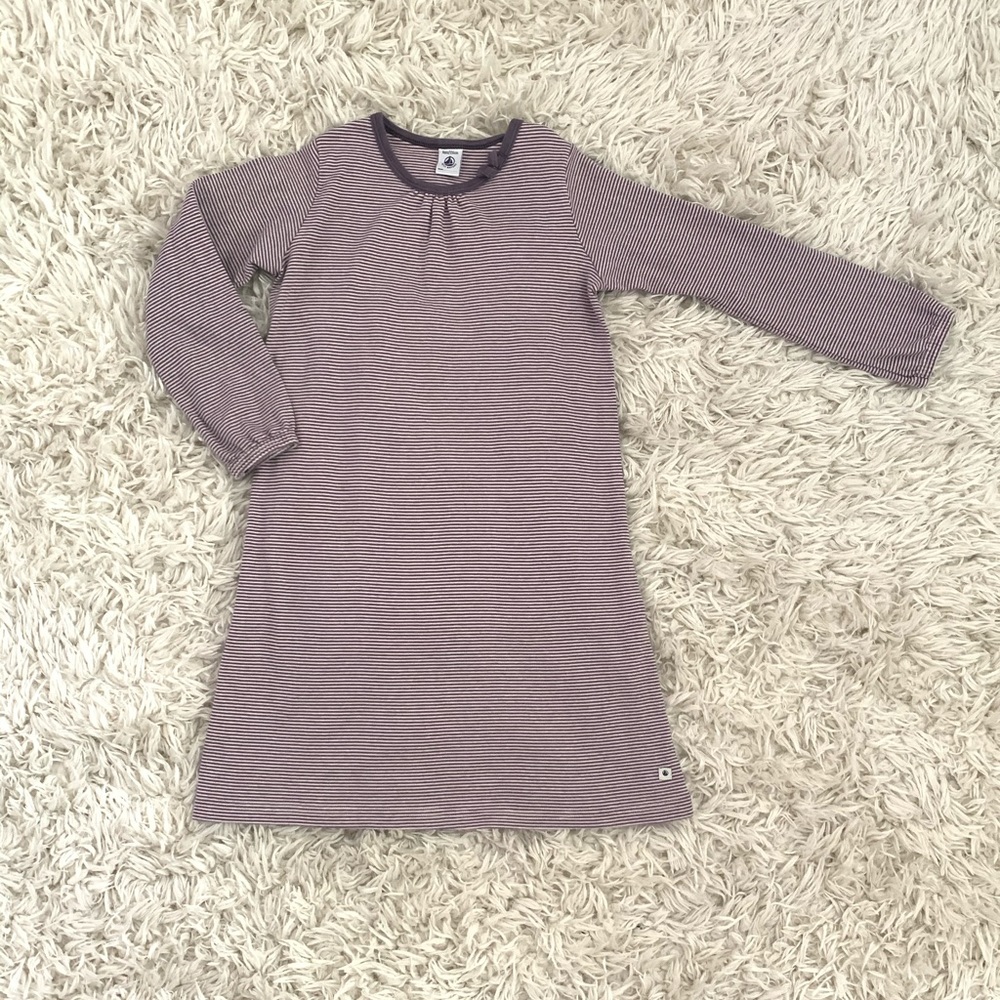 Petit Bateau Pink and Purple Dress